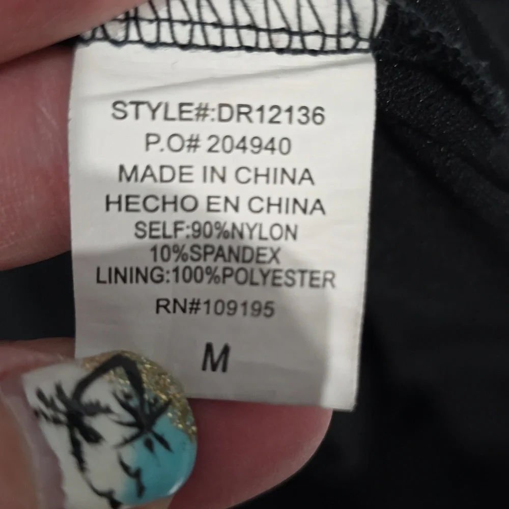 LOVE J Black Lacy Dress‎ Medium - Picture 8 of 11